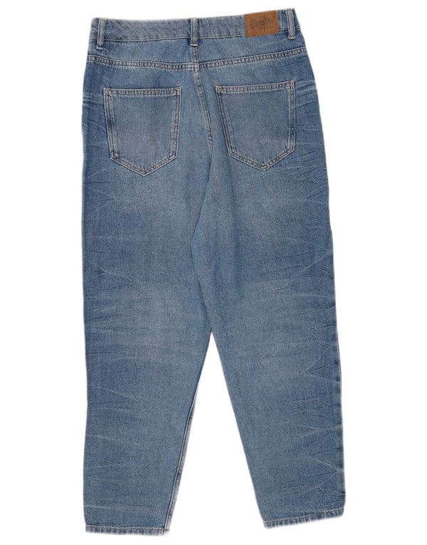 Superdry Damen Slim Fit Tapered Jeans W30 L30 Blaue Baumwolle