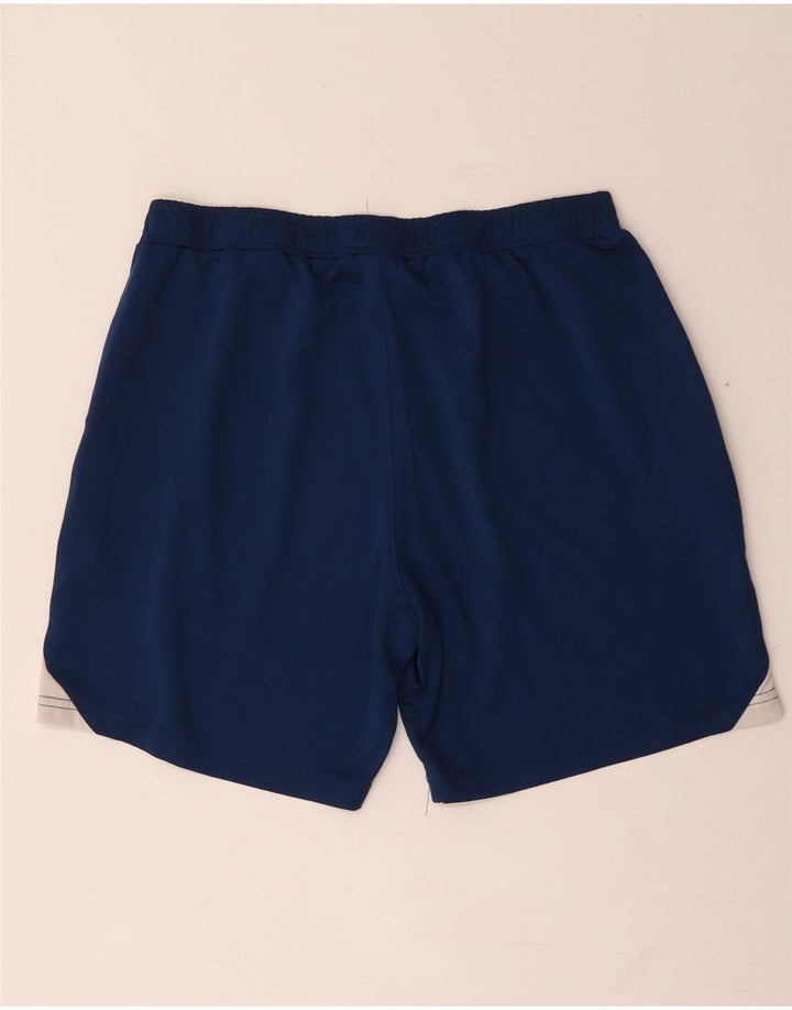 UMBRO Herren-Sportshorts, Mittelgroßes marineblaues Colourblock-Polyester