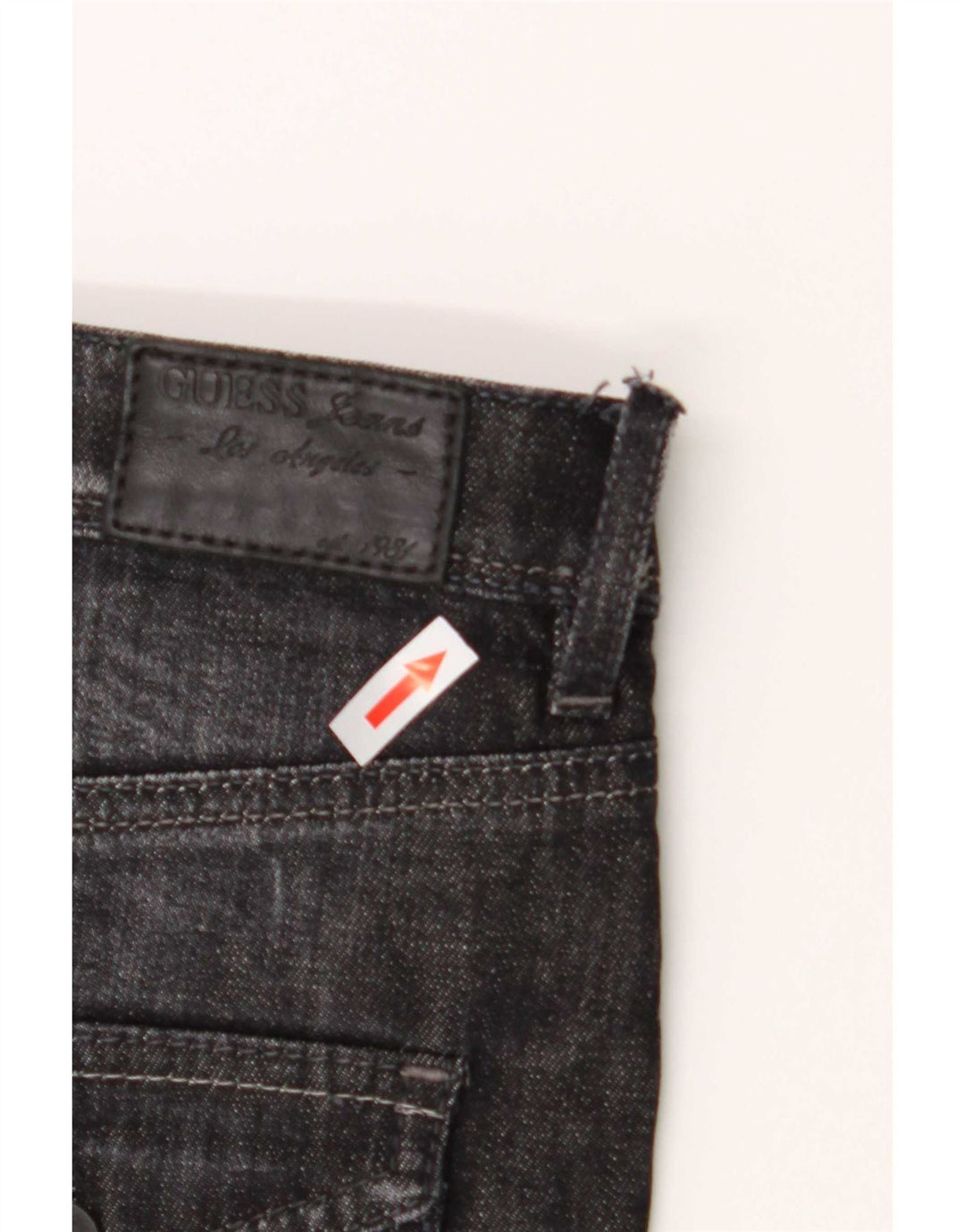 Guess Damen Jeansrock W27 Small Schwarz Baumwolle