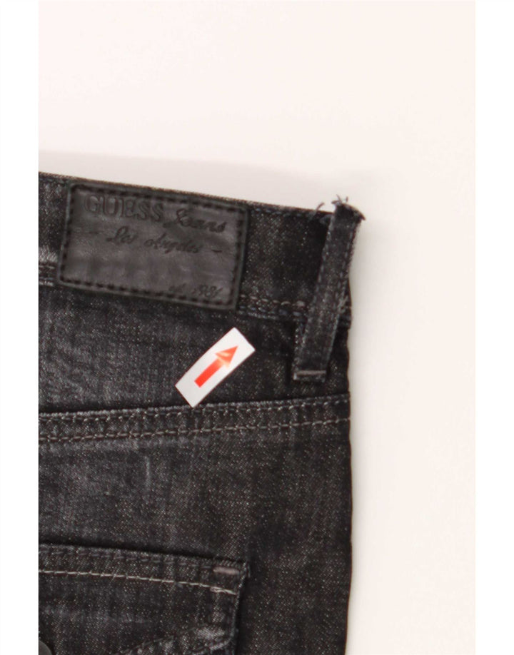 Guess Damen Jeansrock W27 Small Schwarz Baumwolle