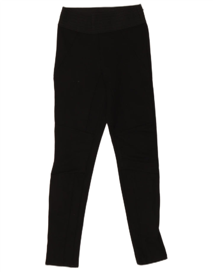 Zara Damen Leggings UK 8 Small Schwarz
