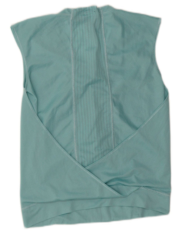 Adidas Damen Clima 365 Weste Top UK 10 Small Blau Polyester