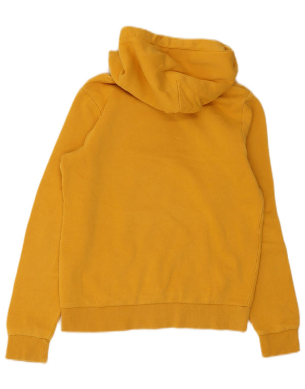 Jack & Jones Jungen-Pullover mit grafischem Kapuzenpullover, 11–12 Jahre, gelbe Baumwolle
