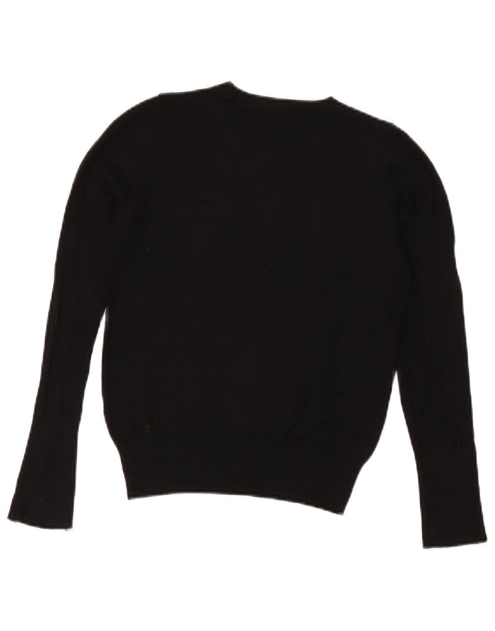 Zara Damen-Pullover mit Rundhalsausschnitt, Gr. 10, Größe S, Schwarz