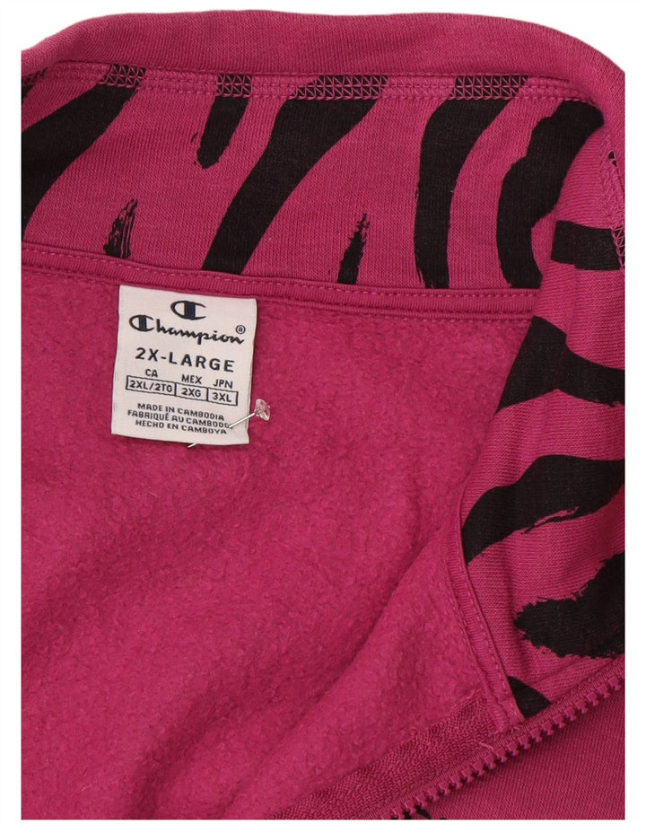 Champion Damen-Trainingsanzug-Top-Jacke, UK 20, 2XL, Rosa