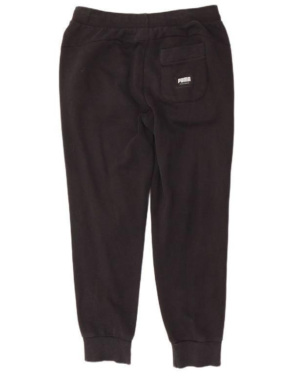 Puma Womens Graphic Tracksuit Trousers Joggers UK 14 Medium  Black