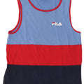Fila Jungen-Trägershirt, 7–8 Jahre, mehrfarbig, Farbblock