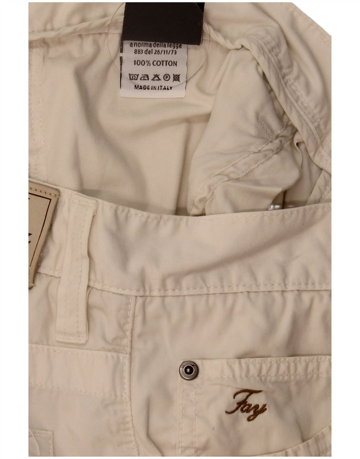 Fay Herren Freizeitshorts W38 XL Beige Baumwolle