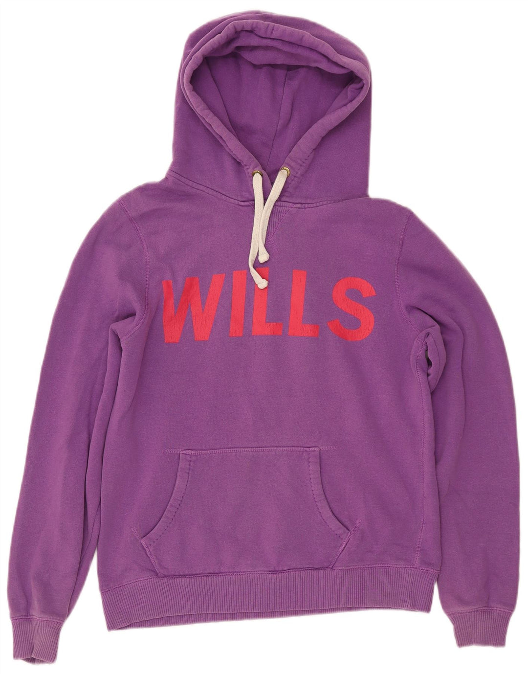 JACK WILLS Damen-Pullover mit grafischem Kapuzenpullover, Gr. 14, Lila