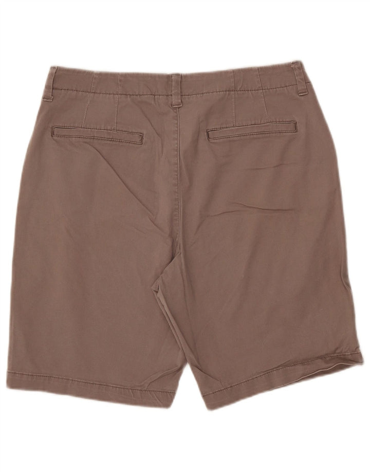 LEE Damen-Shorts mit mittelhohem Bund und normaler Passform, legere Shorts, US 14, XL, W32, graue Baumwolle