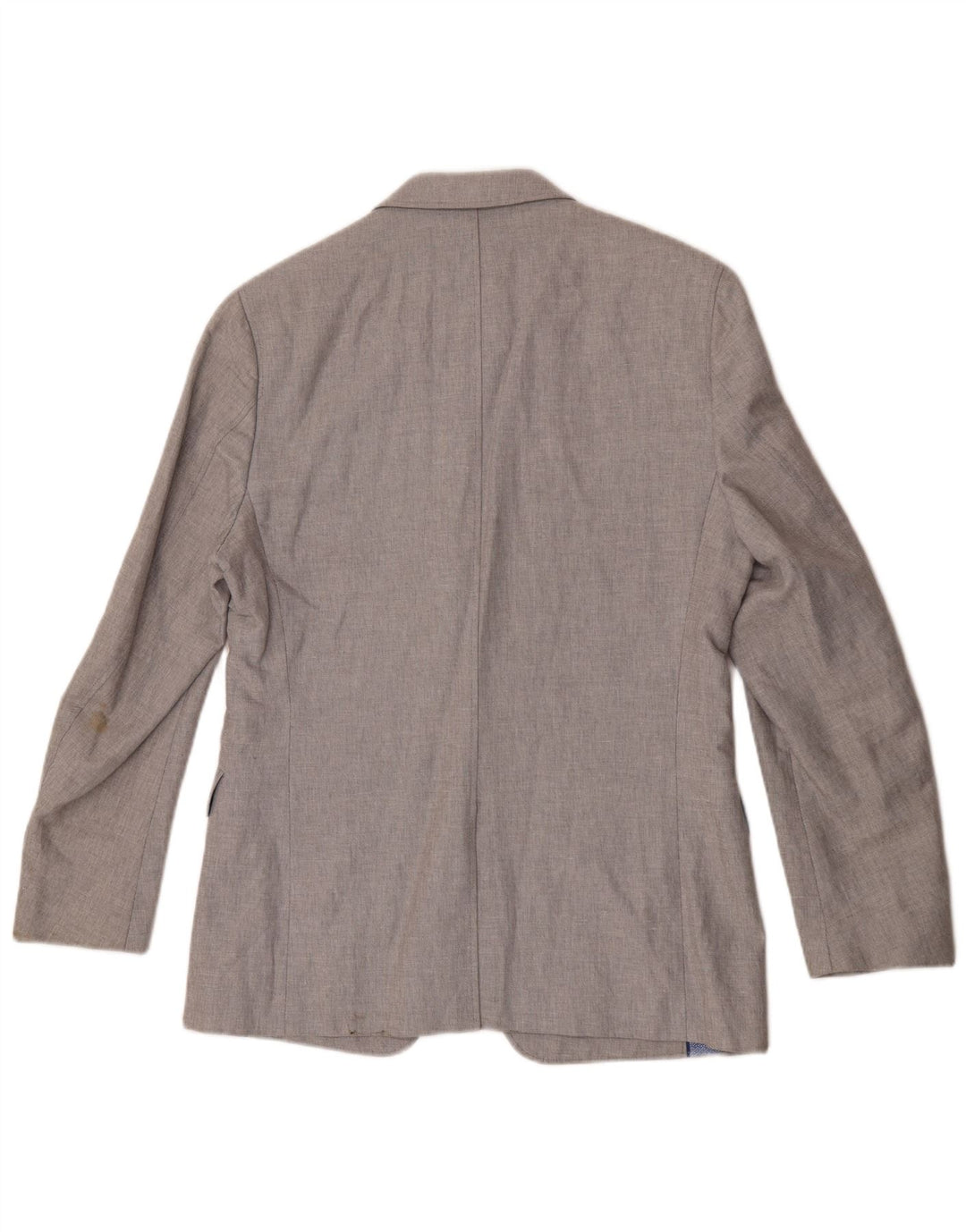 Banana Republic Herren-Blazer mit normaler Passform, 2 Knöpfe, Gr. 40, Grau