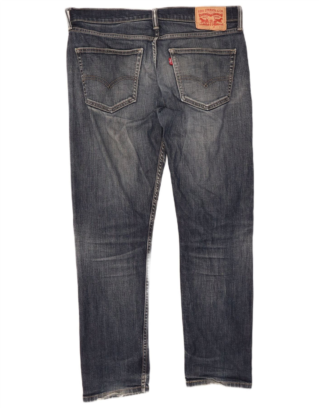 LEVI'S Herren 509 Straight Jeans W32 L30 Marineblau Baumwolle