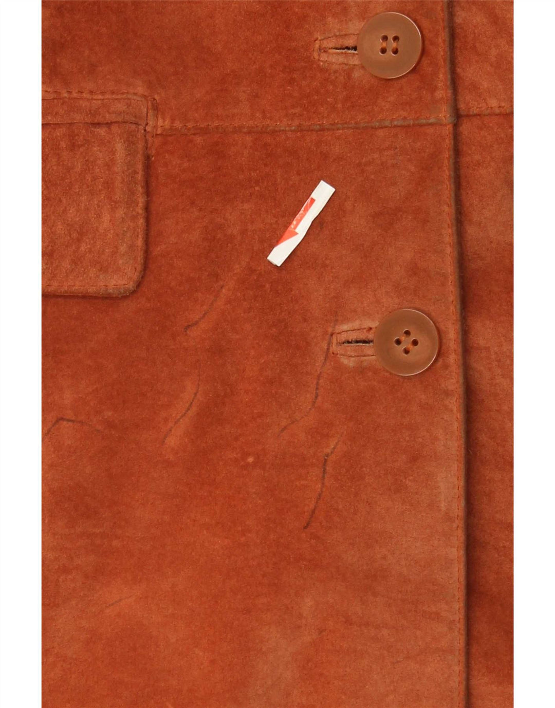 Biba Damen Wildledermantel EU 38 Mittelbraunes Leder