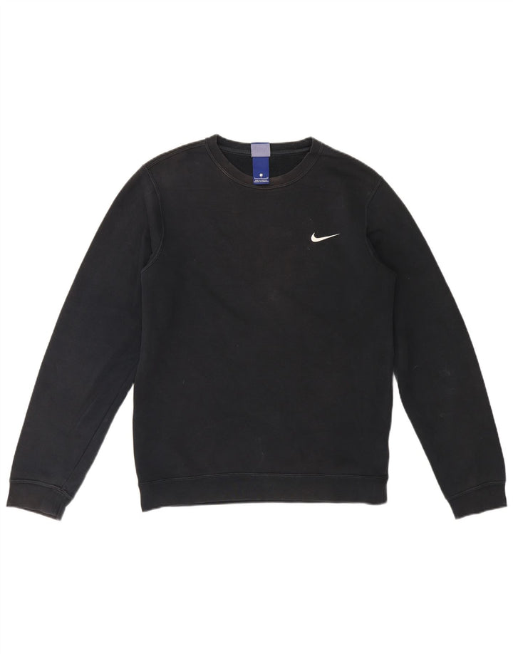 Nike Herren Sweatshirt Pullover Small Schwarz Baumwolle