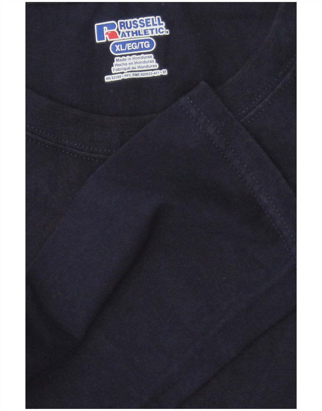 Russell Athletic Herren-Top, langärmelig, XL, Marineblau