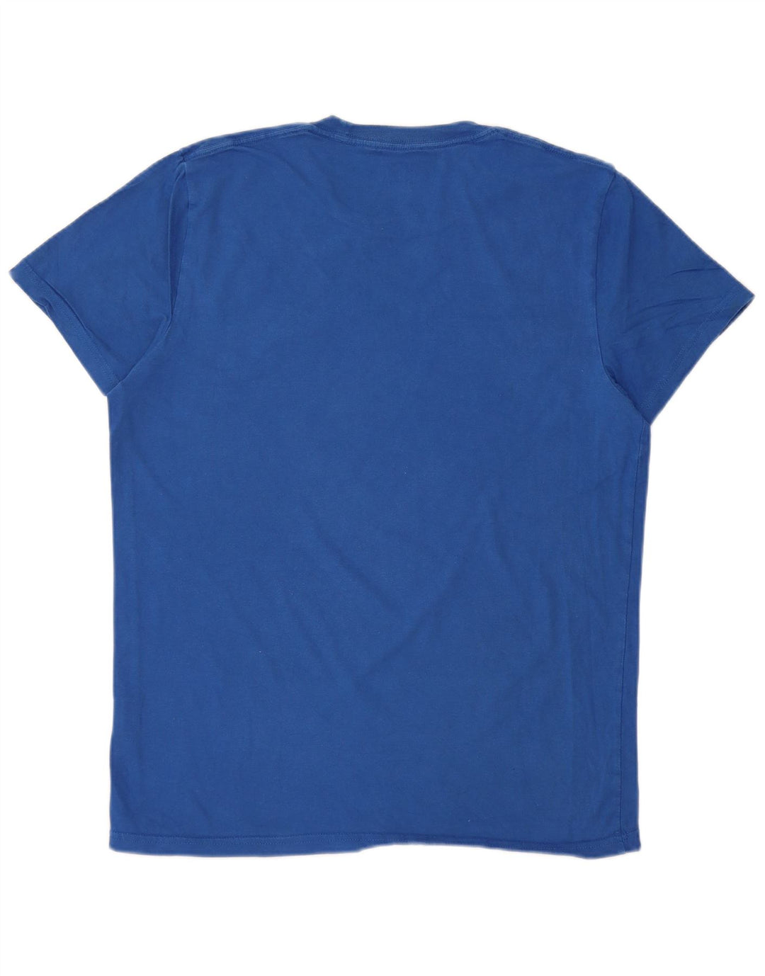 HOLLISTER Herren T-Shirt-Oberteil aus mittelblauer Baumwolle