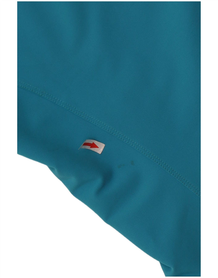 Patagonia Damen-Windbreakerjacke mit Kapuze, UK 14, Mitteltürkis, Polyester