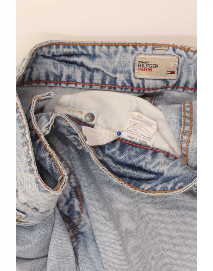 Tommy Hilfiger Damen Capri-Jeans W30 L21 Blaue Baumwolle