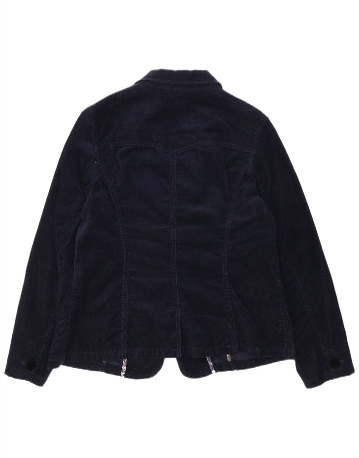 Marks & Spencer Damen-Blazer aus Cord mit 2 Knöpfen, UK 18, XL, Marineblau