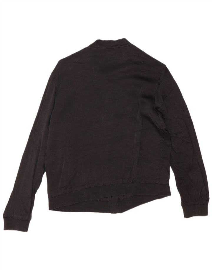 Zara Damen-Trainingsanzug mit grafischem Oberteil, Gr. 10, Größe S, Schwarz, Blumenmuster