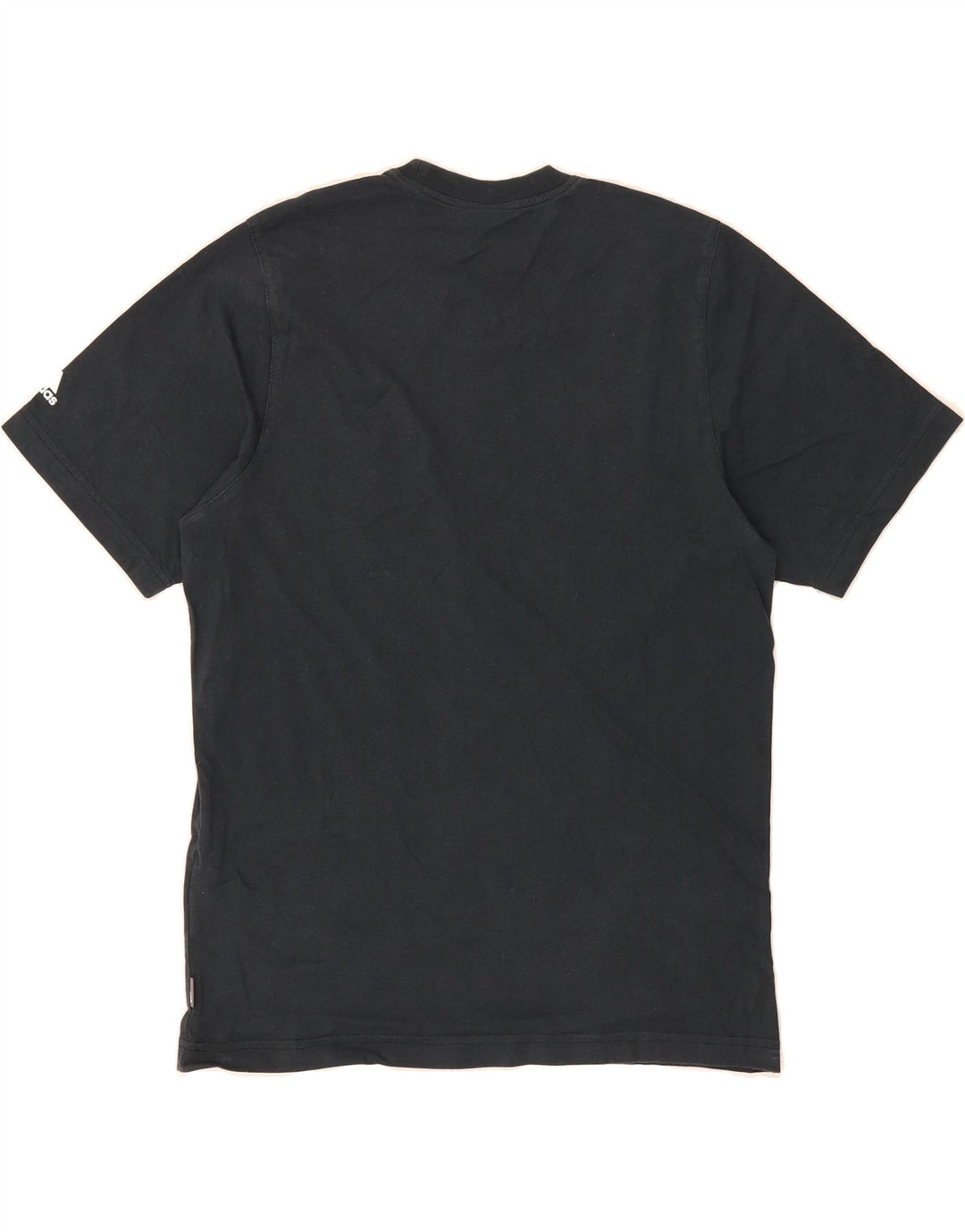 ADIDAS Mens T-Shirt Top Small Black Cotton Vintage Adidas and Second-Hand Adidas from Messina Hembry 