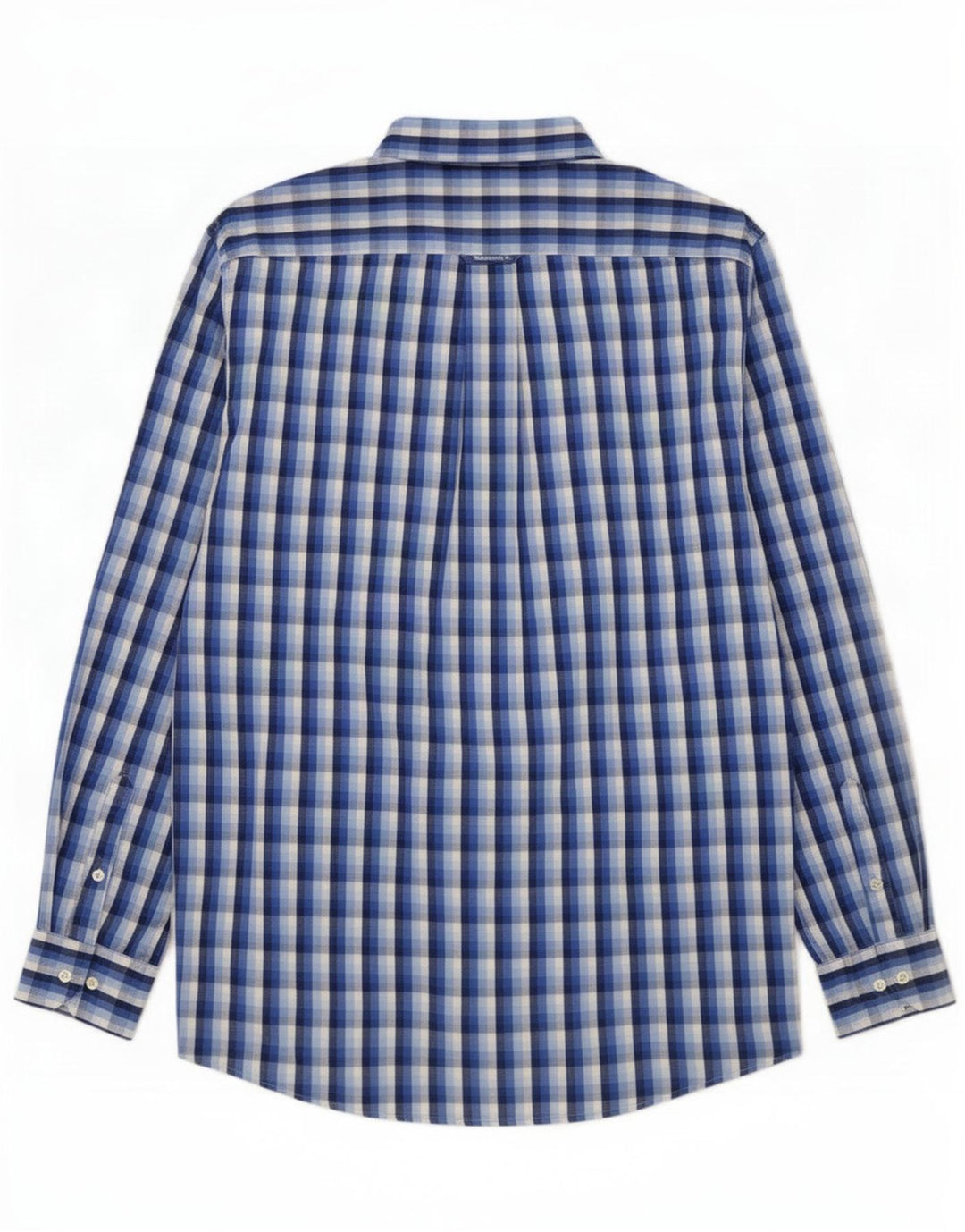 Gant Herrenhemd, groß, blau kariert, Baumwolle