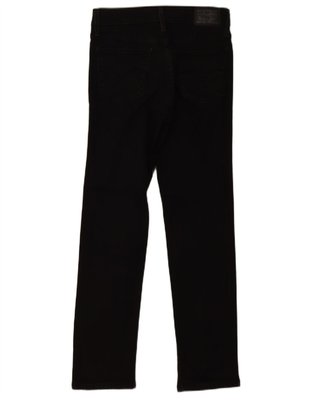 Levi's Damen 712 Slim Jeans W27 L28 Schwarze Baumwolle