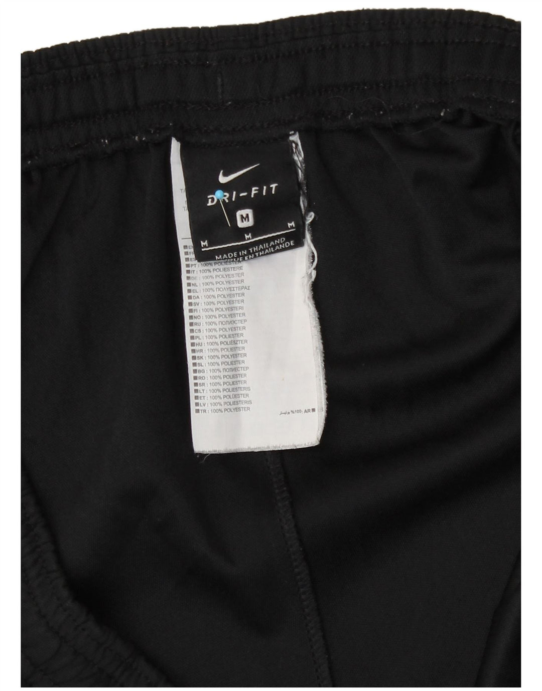 Nike Herren-Trainingshose, mittelgroß, Schwarz, Polyester, Sport