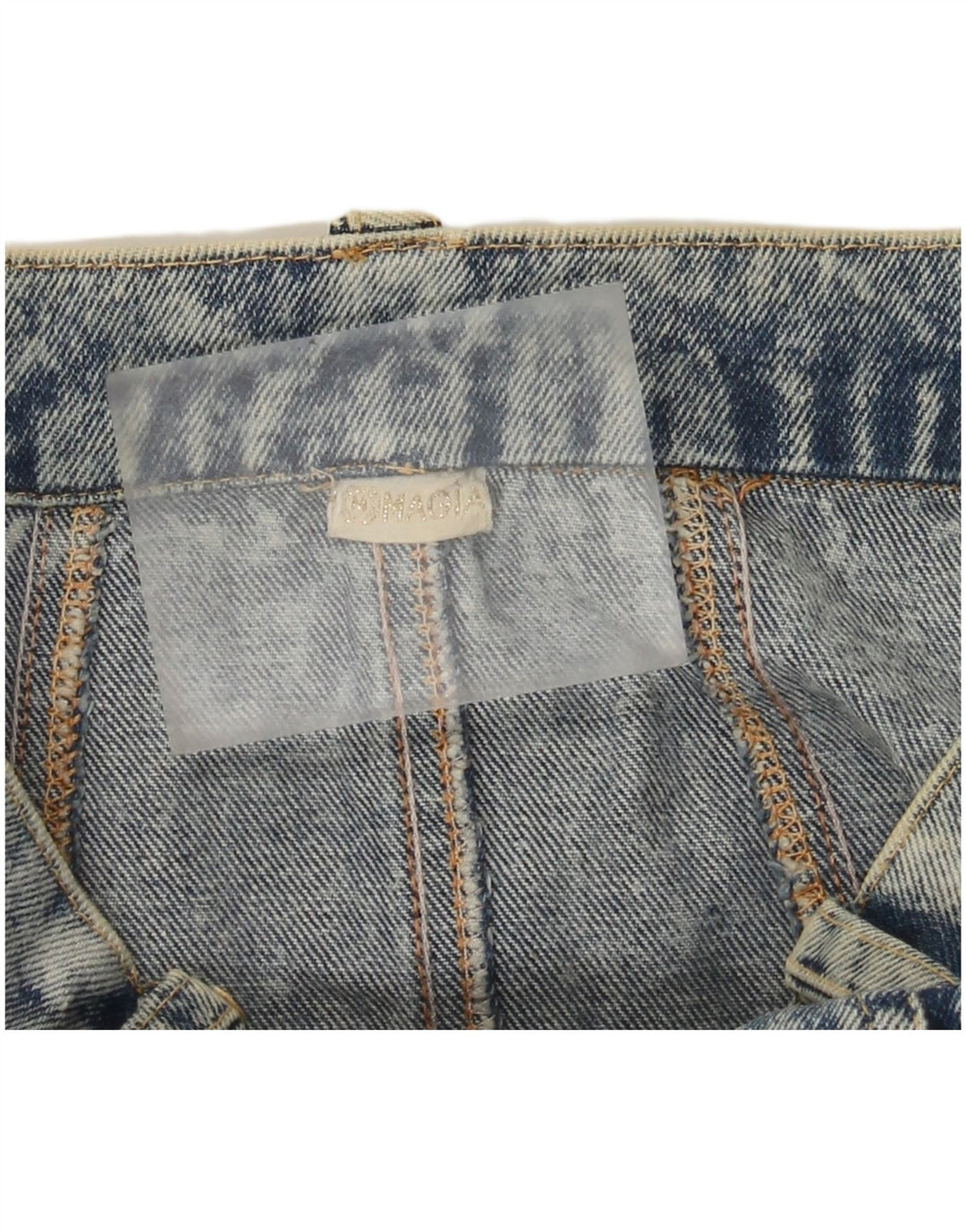 Magia Damen Jeansrock Medium W28 Blau