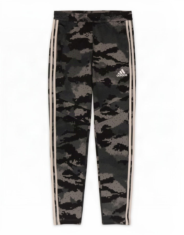 Adidas Herren-Trainingshose, klein, grau, Camouflage-Polyester
