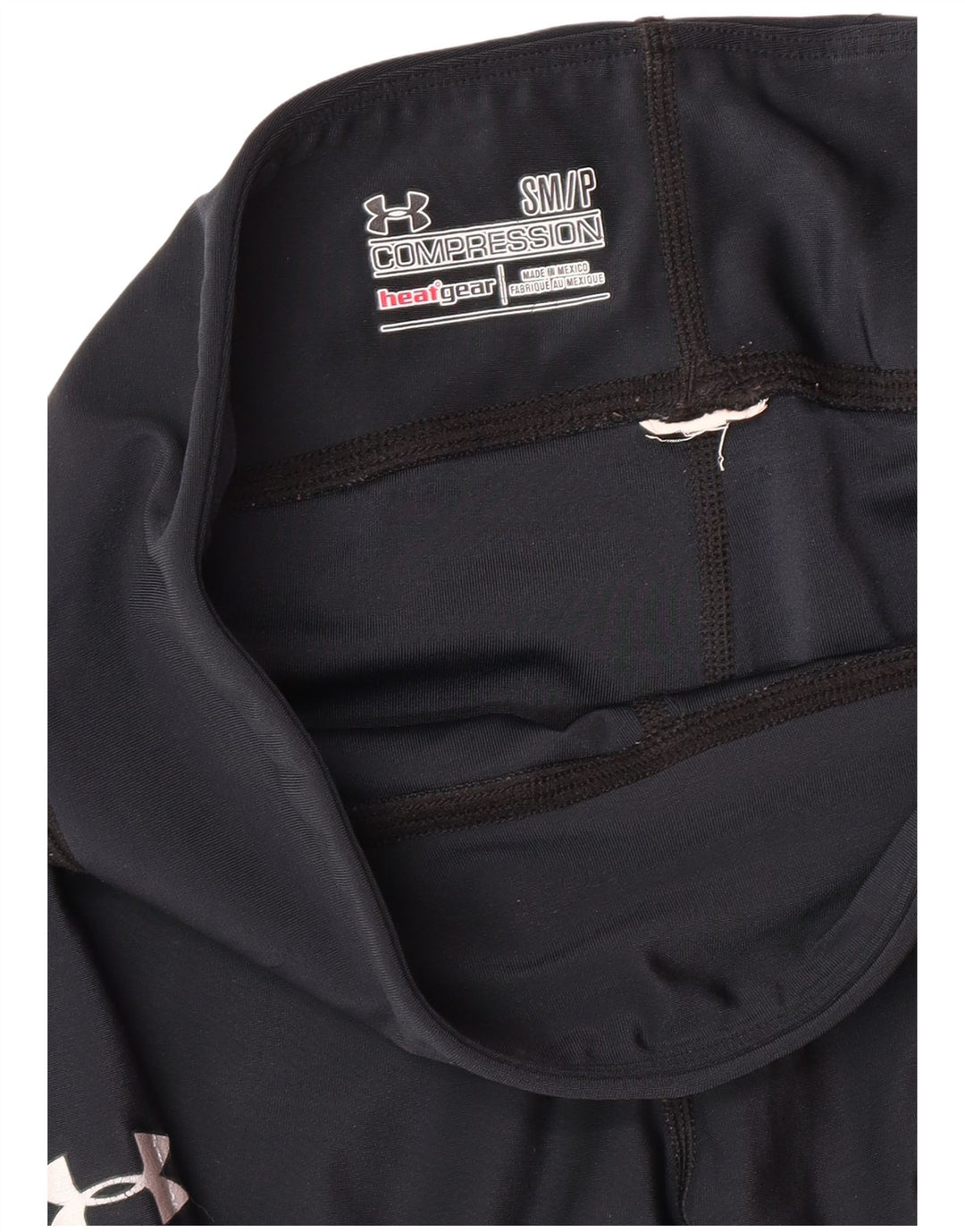 UNDER ARMOUR Damen Heat Gear Capri Leggings UK 8 Small Marineblau