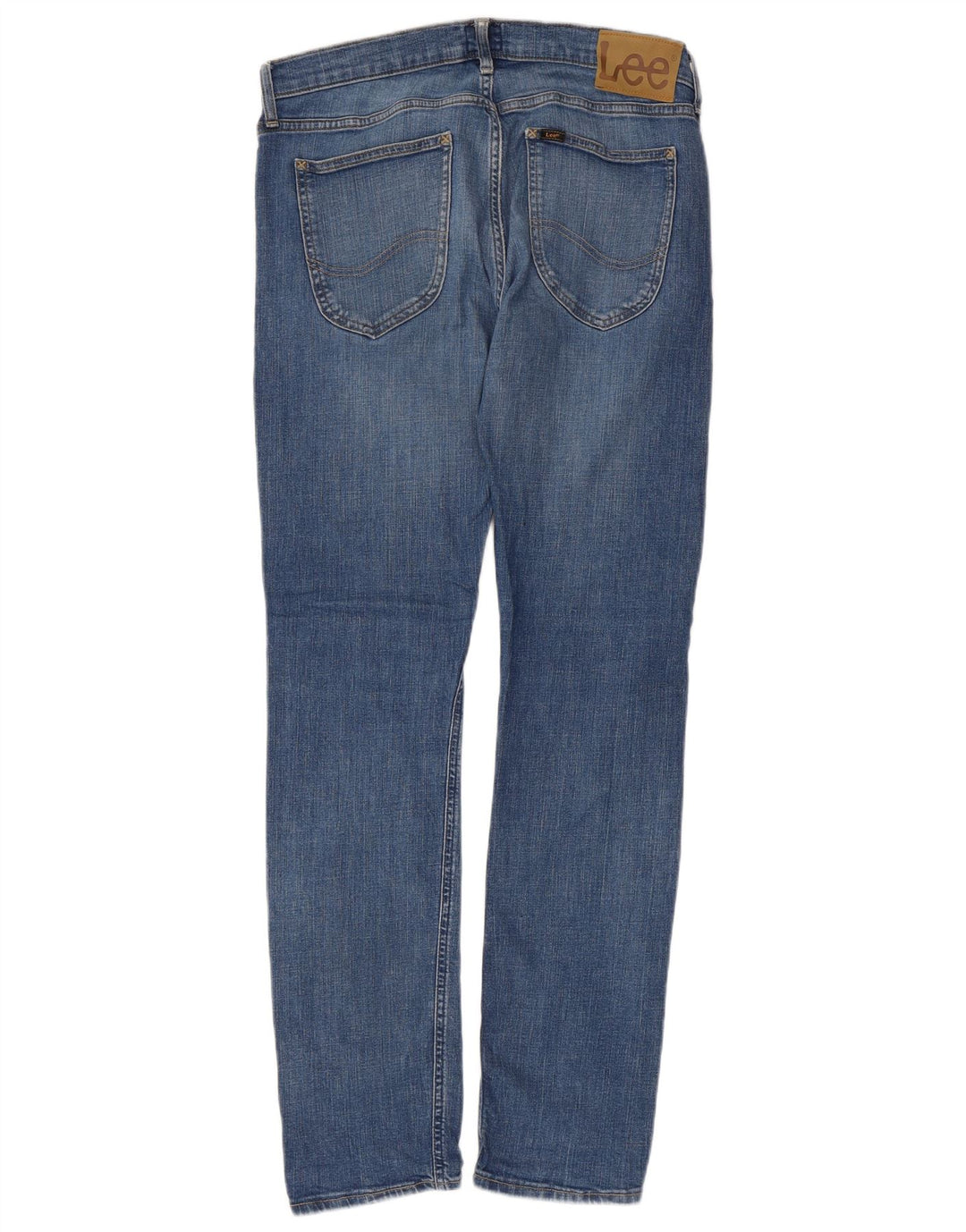 Lee Herren Luke Slim Jeans W30 L32 Blaue Baumwolle