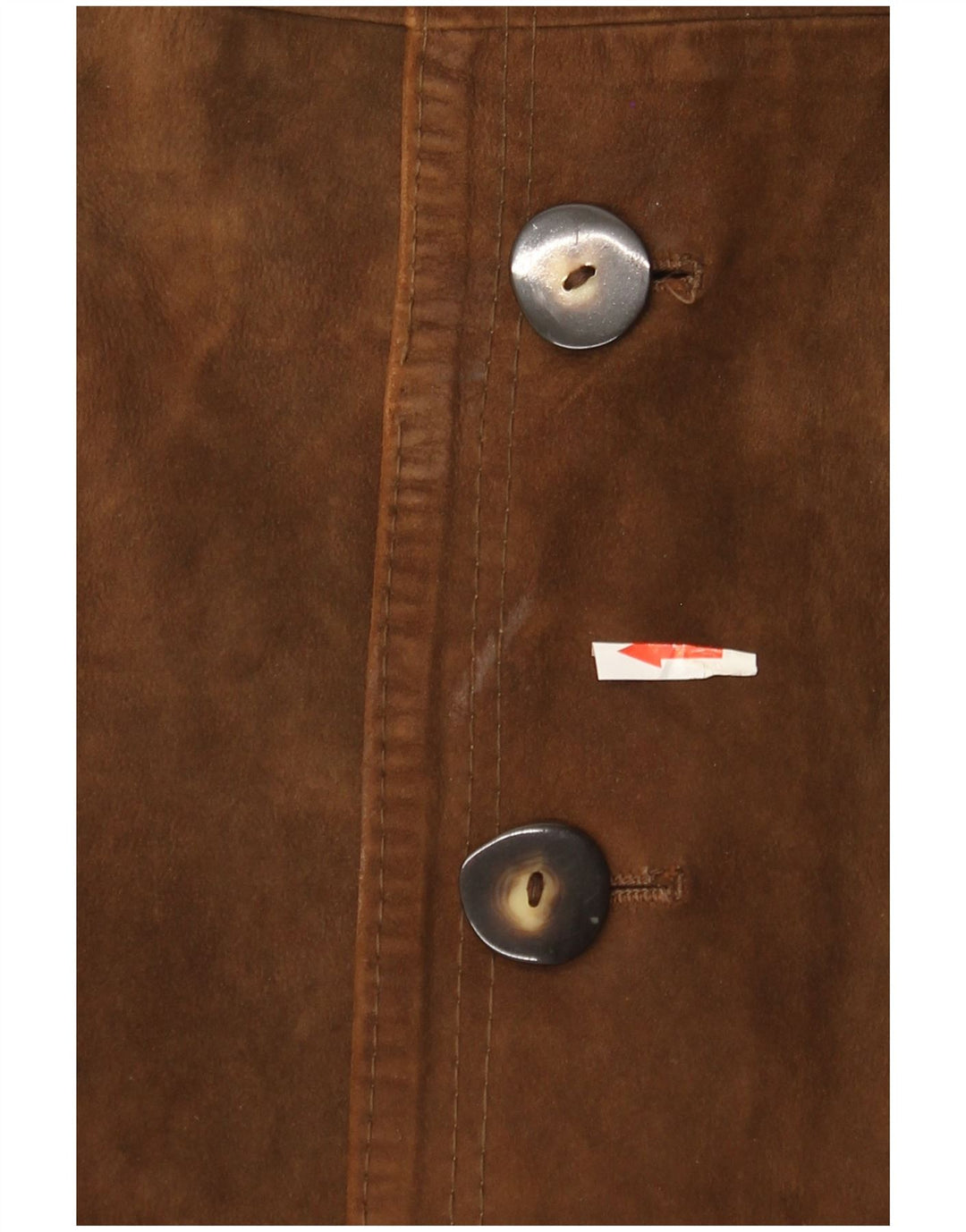 Vintage Herren Wildleder Trenchcoat UK 36 Small Brown