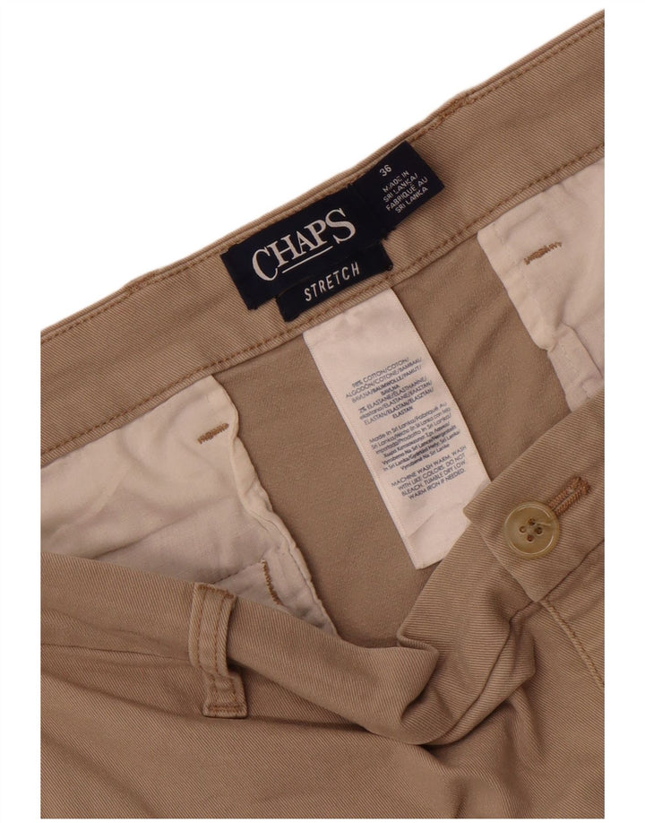 Chaps Herren-Chinoshorts W36, Größe L, Beige, Baumwolle
