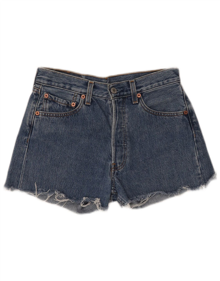 LEVI'S Damen 501 Jeansshorts W28 Mittelblau