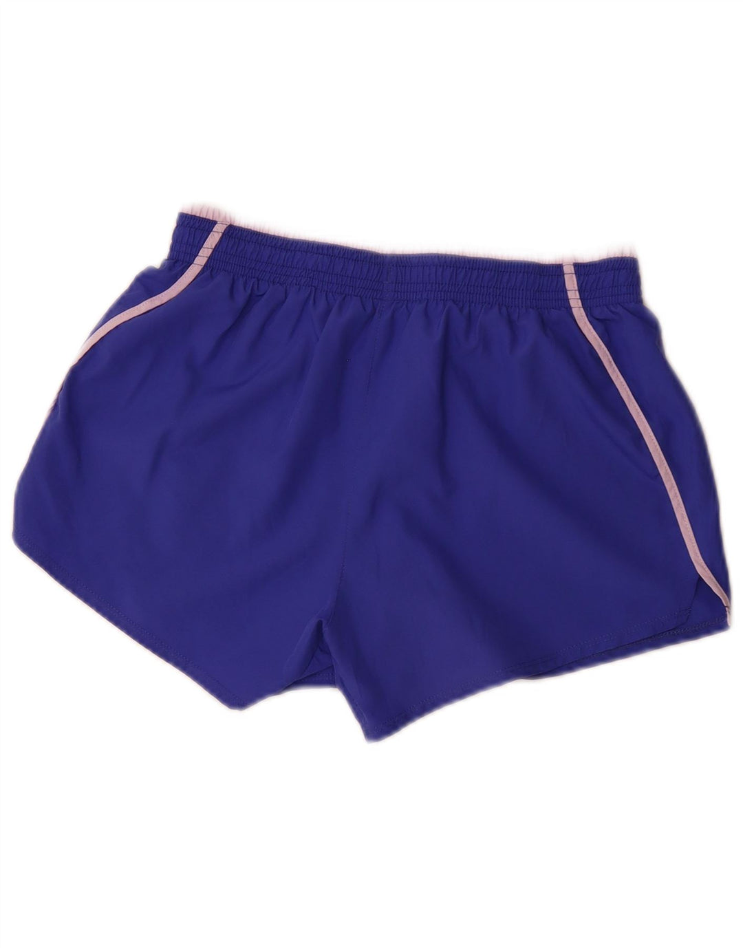 NIKE Damen Dri Fit Graphic Sport Shorts UK 10 Small Blau Polyester