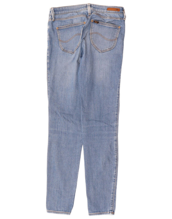 Lee Damen Scarlett Skinny Jeans W28 L30 Marineblau Baumwolle
