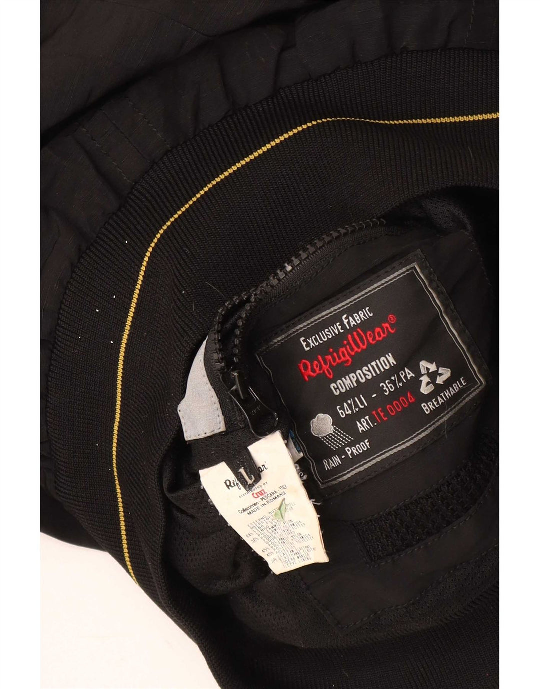 Refrigiwear Damen Cruz Bomberjacke Große schwarze Baumwolle
