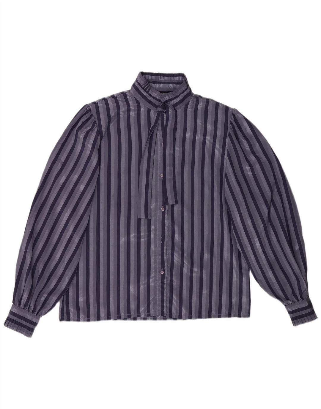 Jacques Vert Damen-Hemdbluse, UK 16, groß, blau gestreift