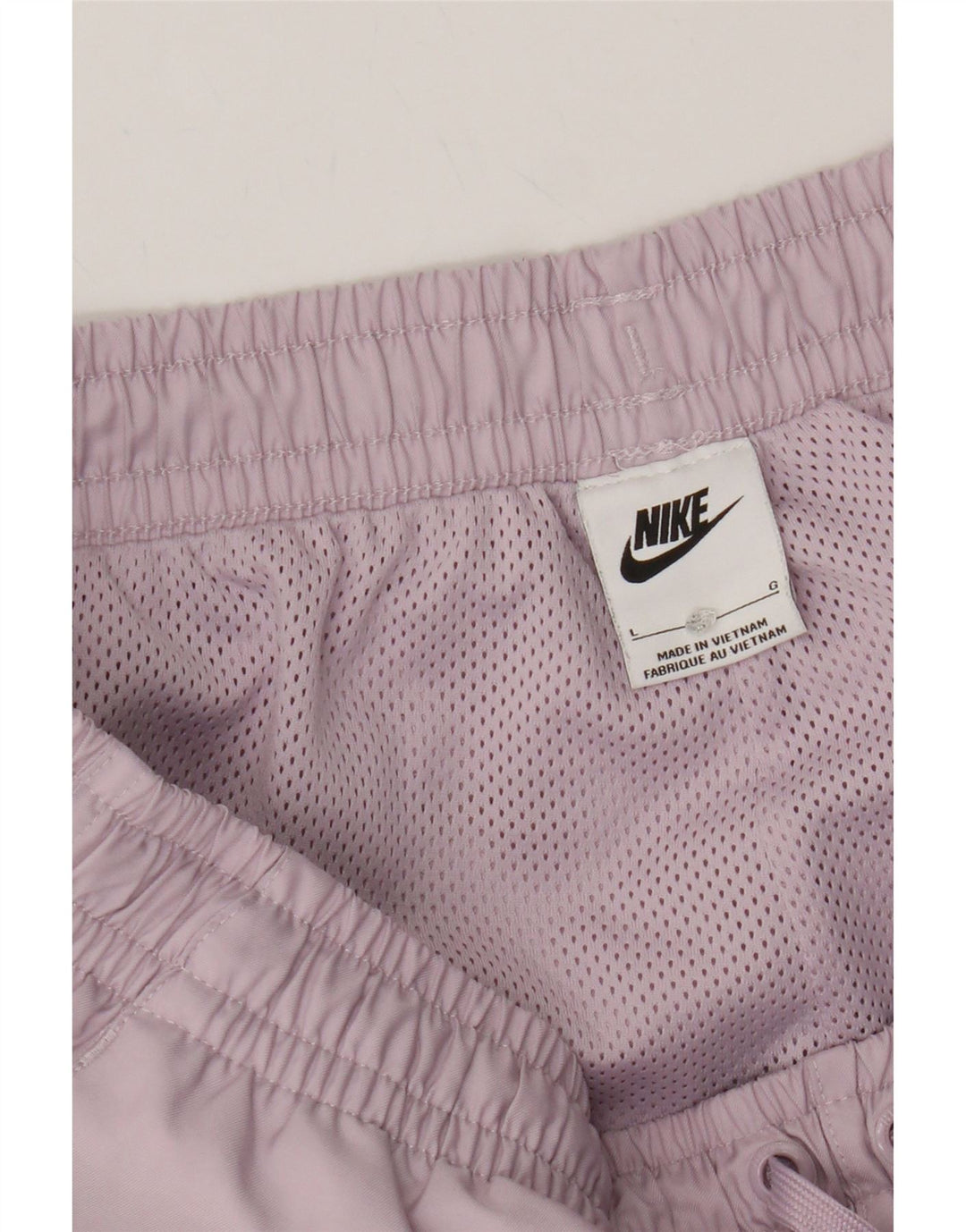 NIKE Womens Sport Shorts UK 14 Large Pink Polyester Vintage Nike and Second-Hand Nike from Messina Hembry 