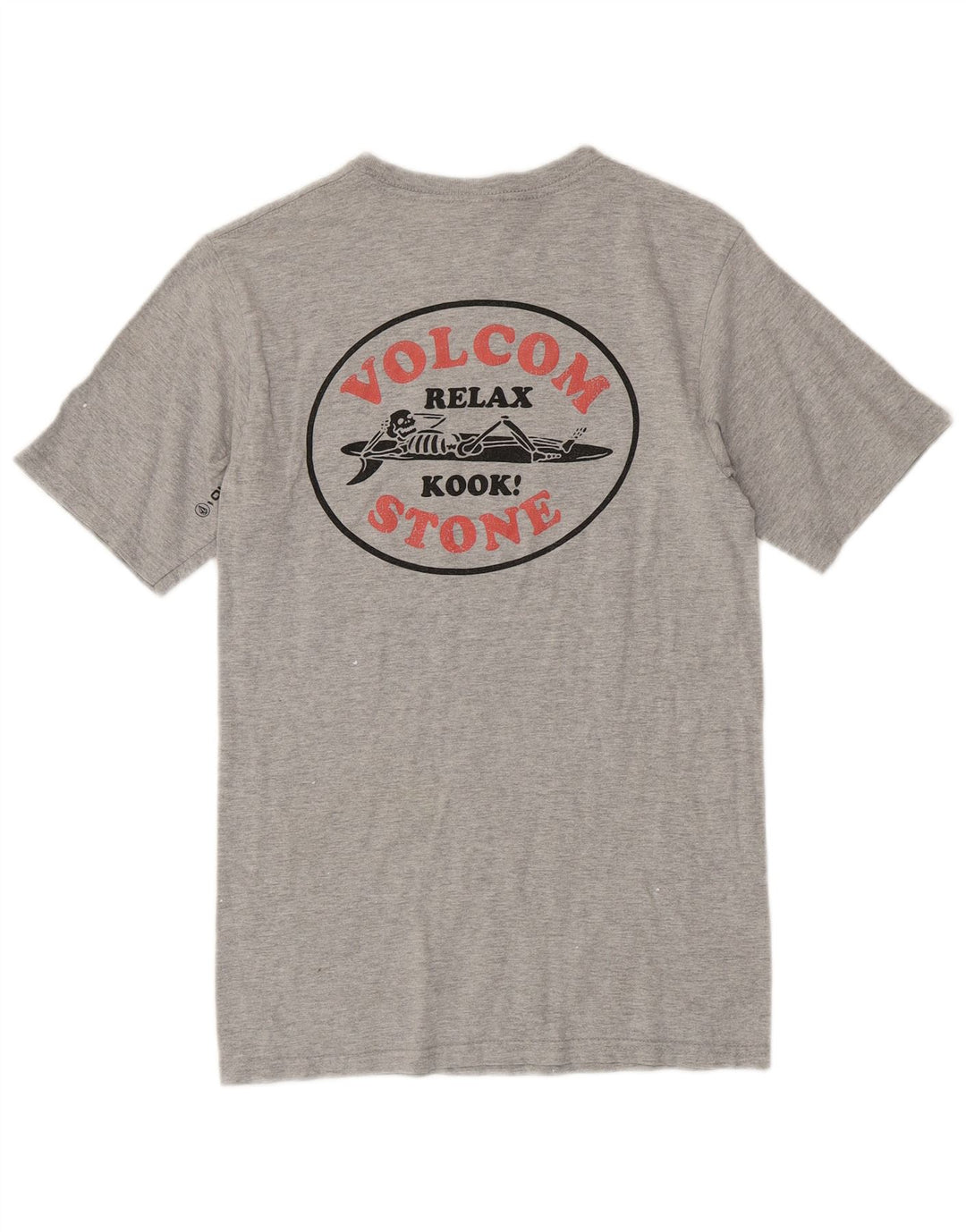 Volcom Herren-T-Shirt mit Grafik, Größe S, Grau, Baumwolle