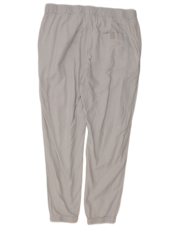 Zara Damen Jogger-Chinohose, Größe L, W32, L28, Grau