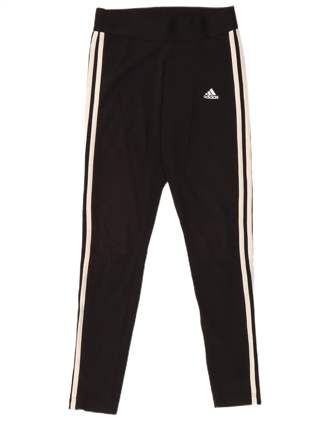 Adidas Damen Leggings UK 8/10 Small Schwarz Baumwolle