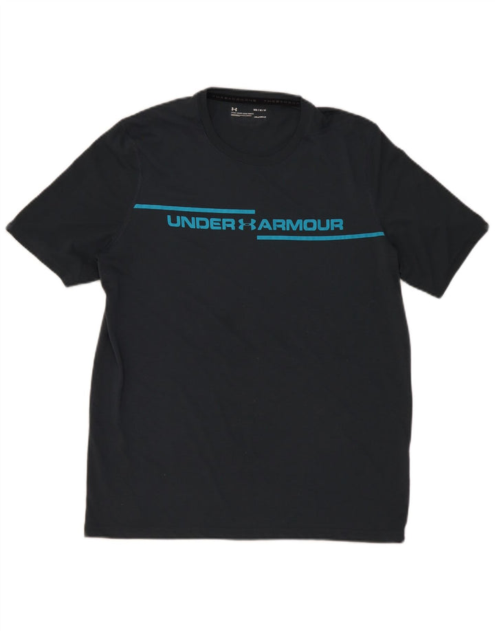 Under Armour Herren Heat Gear Graphic T-Shirt Top Mittelgrau