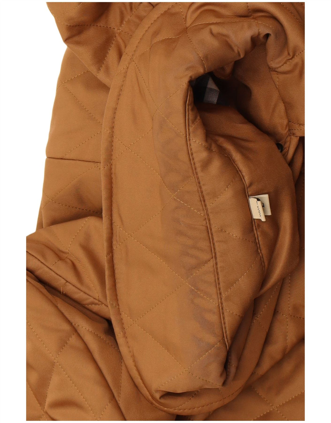 Burberry Damen Steppjacke UK 16 Large Beige Baumwolle