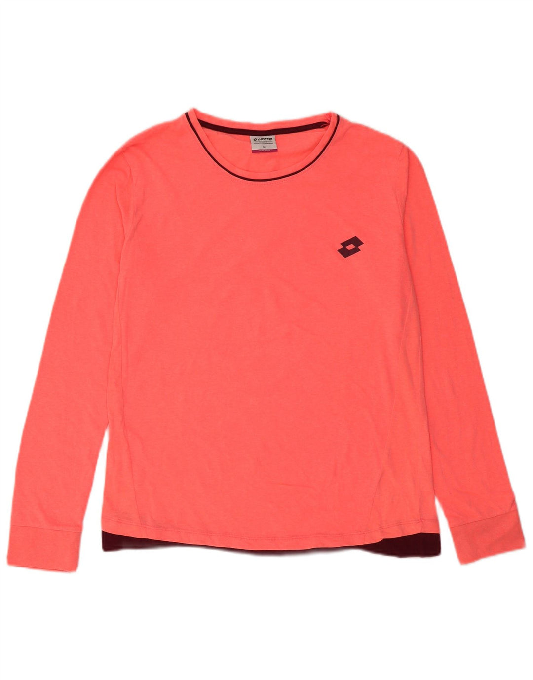 Lotto Damen Top Langarm UK 14 Mittelrosa Polyester