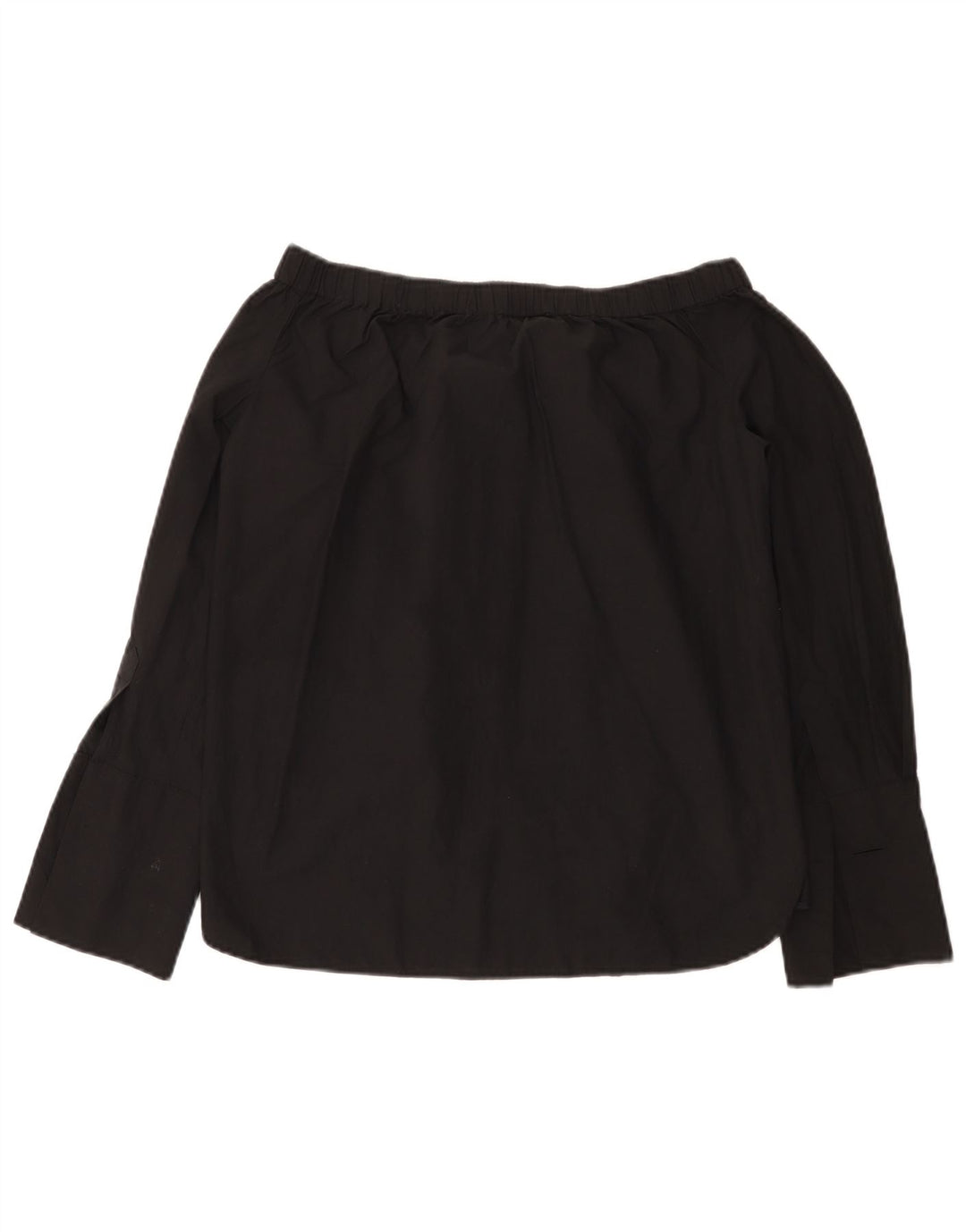 Zara Damen Übergroßes schulterfreies Top UK 6 XS Schwarz