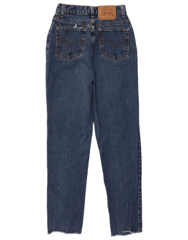 Levi's Damen 512 High Waist Tapered Jeans US 7 Medium W26 L29 Blau