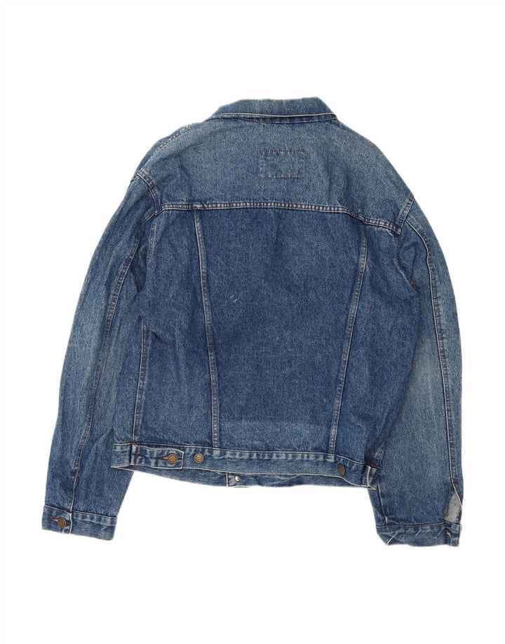 CARRERA Mens Denim Jacket UK 40 Large Blue