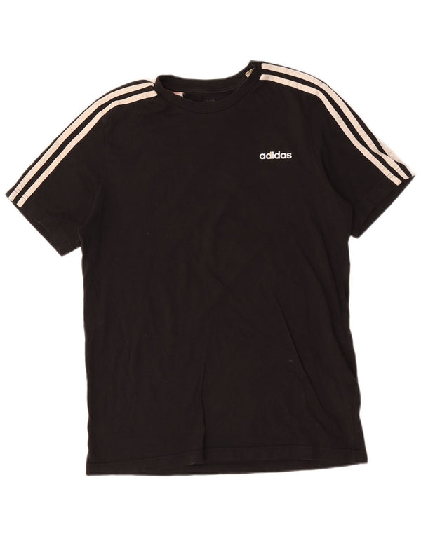 Adidas T-Shirt für Jungen, 15–16 Jahre, schwarze Baumwolle